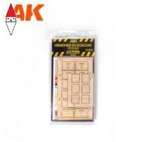 , , , AK INTERACTIVE 1/35 WOODEN BOX 004 BIOHAZARD (3)