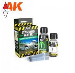 , , , AK INTERACTIVE RESIN STAGNANT WATER COMPONENTS EPOXY RESIN 180ML