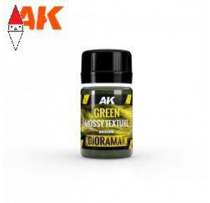 , , , AK INTERACTIVE GREEN MOSSY TEXTURE 35ML