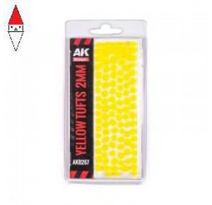 , , , AK INTERACTIVE FANTASY TUFTS YELLOW 2MM