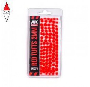 , , , AK INTERACTIVE FANTASY TUFTS RED 2MM