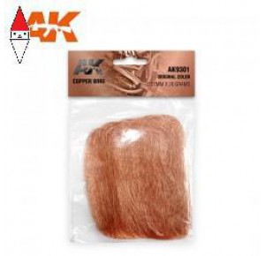 , , , AK INTERACTIVE COPPER WIRE 0.07MM X 20GR ORIGINAL COLOR