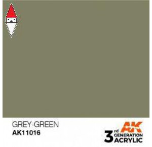 , , , ACRILICO MODELLISMO AK INTERACTIVE GREY-GREEN 17ML