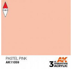 , , , ACRILICO MODELLISMO AK INTERACTIVE PASTEL PINK 17ML