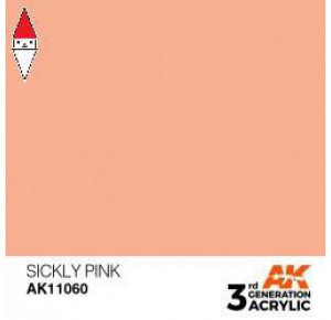 , , , ACRILICO MODELLISMO AK INTERACTIVE SICKLY PINK 17ML