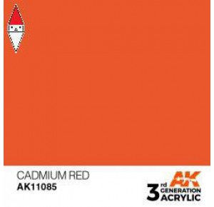 , , , ACRILICO MODELLISMO AK INTERACTIVE CADMIUM RED 17ML