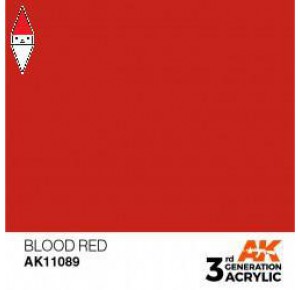 , , , ACRILICO MODELLISMO AK INTERACTIVE BLOOD RED 17ML