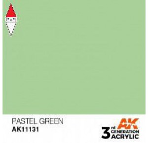 , , , ACRILICO MODELLISMO AK INTERACTIVE PASTEL GREEN 17ML