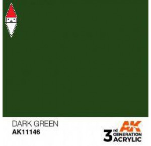 , , , ACRILICO MODELLISMO AK INTERACTIVE DARK GREEN 17ML