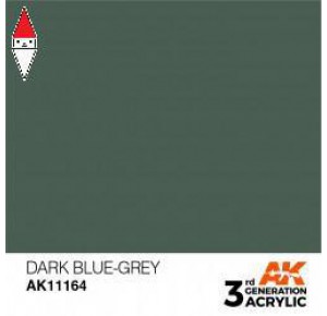 , , , ACRILICO MODELLISMO AK INTERACTIVE DARK BLUE-GREY 17ML