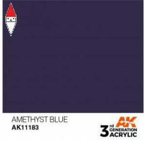 , , , ACRILICO MODELLISMO AK INTERACTIVE AMETHYST BLUE 17ML