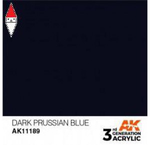 , , , ACRILICO MODELLISMO AK INTERACTIVE DARK PRUSSIAN BLUE 17ML