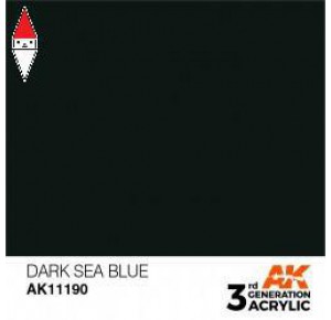 , , , ACRILICO MODELLISMO AK INTERACTIVE DARK SEA BLUE 17ML
