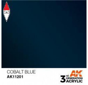 , , , ACRILICO MODELLISMO AK INTERACTIVE COBALT BLUE 17ML