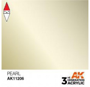 , , , ACRILICO MODELLISMO AK INTERACTIVE PEARL 17ML