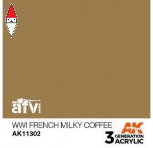 , , , ACRILICO MODELLISMO AK INTERACTIVE WWI FRENCH MILKY COFFEE
