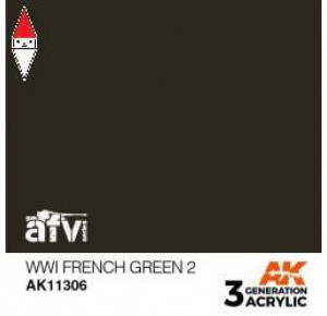 , , , ACRILICO MODELLISMO AK INTERACTIVE WWI FRENCH GREEN 2