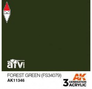 , , , ACRILICO MODELLISMO AK INTERACTIVE FOREST GREEN (FS34079)