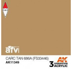 , , , ACRILICO MODELLISMO AK INTERACTIVE CARC TAN 686A (FS33446)