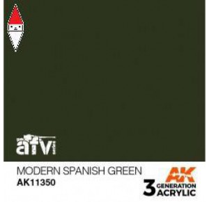 , , , ACRILICO MODELLISMO AK INTERACTIVE MODERN SPANISH GREEN