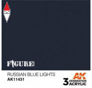 , , , ACRILICO MODELLISMO AK INTERACTIVE RUSSIAN BLUE LIGHTS