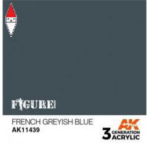 , , , ACRILICO MODELLISMO AK INTERACTIVE FRENCH GREYISH BLUE