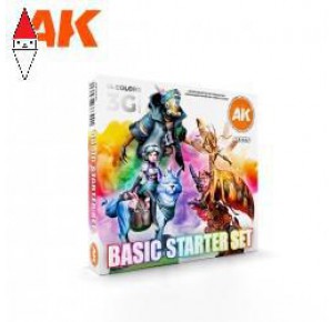 , , , ACRILICO MODELLISMO AK INTERACTIVE BASIC STARTER SET 3G