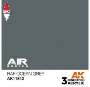 , , , ACRILICO MODELLISMO AK INTERACTIVE RAF OCEAN GREY