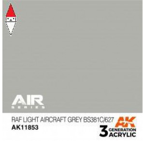 , , , ACRILICO MODELLISMO AK INTERACTIVE RAF LIGHT AIRCRAFT GREY BS381C/627