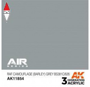 , , , ACRILICO MODELLISMO AK INTERACTIVE RAF CAMOUFLAGE (BARLEY) GREY BS381C/626