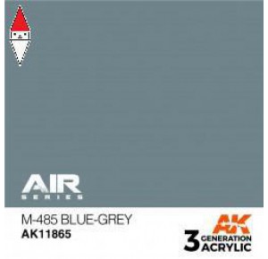 , , , ACRILICO MODELLISMO AK INTERACTIVE M-485 BLUE-GREY