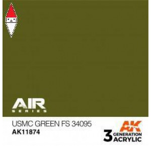 , , , ACRILICO MODELLISMO AK INTERACTIVE USMC GREEN FS 34095