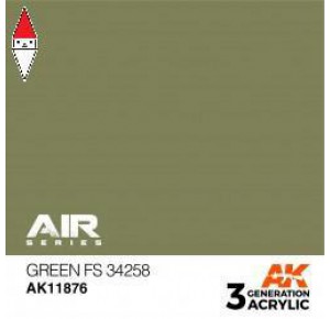 , , , ACRILICO MODELLISMO AK INTERACTIVE GREEN FS 34258
