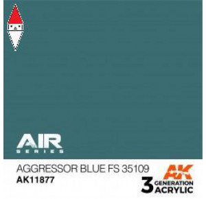 , , , ACRILICO MODELLISMO AK INTERACTIVE AGGRESSOR BLUE FS 35109