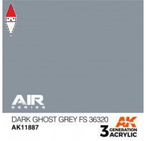 , , , ACRILICO MODELLISMO AK INTERACTIVE DARK GHOST GREY FS 36320