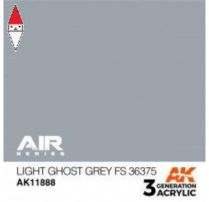 , , , ACRILICO MODELLISMO AK INTERACTIVE LIGHT GHOST GREY FS 36375