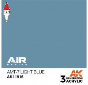 , , , ACRILICO MODELLISMO AK INTERACTIVE AMT-7 LIGHT BLUE