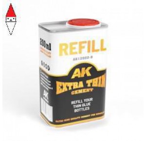 , , , AK INTERACTIVE REFILL EXTRA THIN CEMENT 250ML