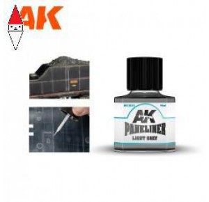 , , , AK INTERACTIVE LIGHT GREY PANELINER 40 ML