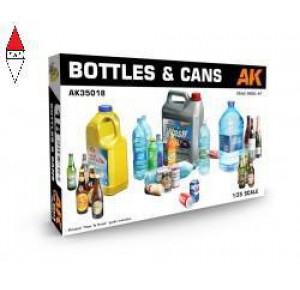 , , , AK INTERACTIVE 1/35 BOTTLES  AND  CANS