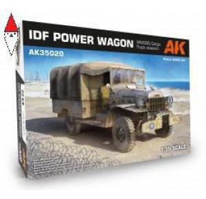 , , , AK INTERACTIVE 1/35 IDF POWER WAGON WM300 CARGO TRUCK WITH WINCH