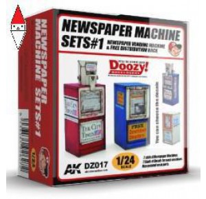 , , , AK INTERACTIVE DOOZY  1/24 NEWSPAPER MACHINE SETS 1