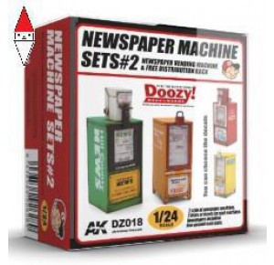 , , , AK INTERACTIVE DOOZY  1/24 NEWSPAPER MACHINE SETS 2