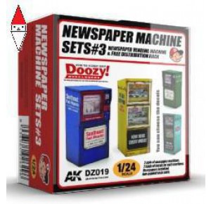 , , , AK INTERACTIVE DOOZY  1/24 NEWSPAPER MACHINE SETS 3