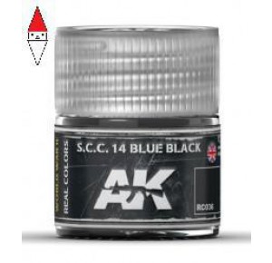 , , , ACRILICO MODELLISMO AK INTERACTIVE S.C.C. 14 BLUE BLACK 10ML