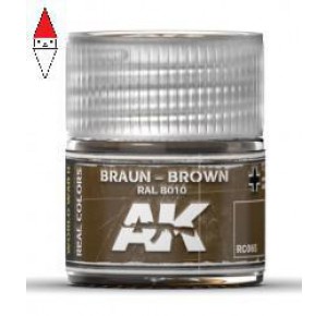 , , , ACRILICO MODELLISMO AK INTERACTIVE BRAUN-BROWN RAL 8010 10ML