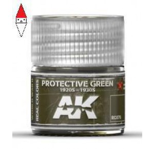 , , , ACRILICO MODELLISMO AK INTERACTIVE PROTECTIVE GREEN 1920S-1930S 10ML
