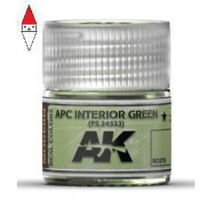 , , , ACRILICO MODELLISMO AK INTERACTIVE APC INTERIOR GREEN FS24533 10ML