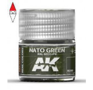 , , , ACRILICO MODELLISMO AK INTERACTIVE NATO GREEN RAL 6031 F9 10ML