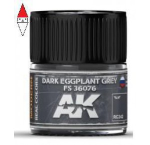 , , , ACRILICO MODELLISMO AK INTERACTIVE DARK EGGPLANT GREY FS 36076 10ML